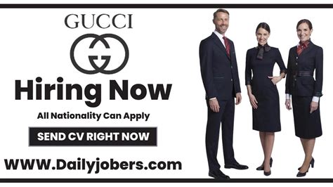 lavorare gucci|gucci job offers.